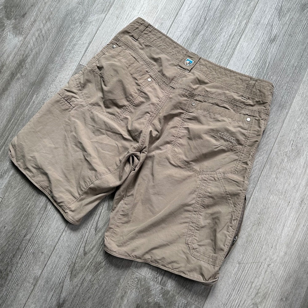 KÜHL Liberator Convertible Stealth Shorts Men's 34 Khaki Zip-Off Converted - Picture 2 of 6